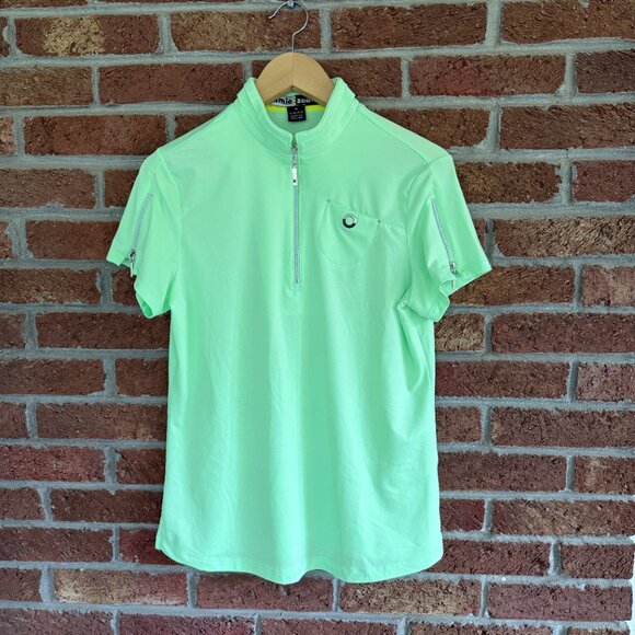 Jamie Sadock * Green Shirt * Medium * Zipper & Lightweight * EUC - Picture 3 of 9